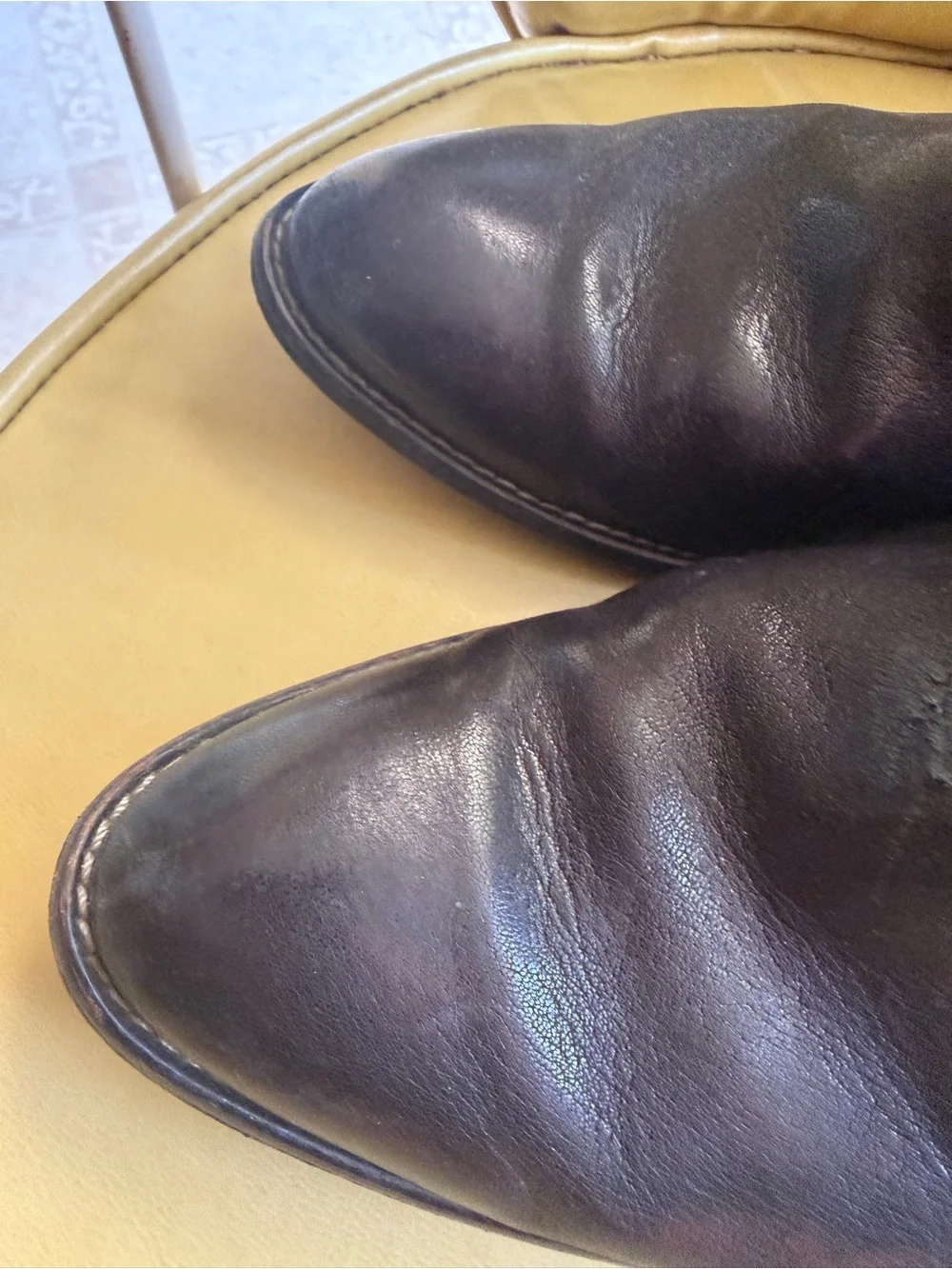 Paul Green Black Leather Ankle Booties 7.5